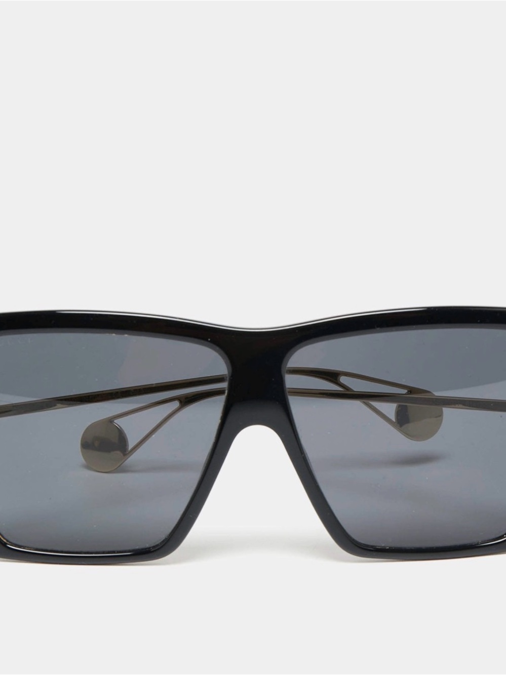 Gucci Black Shield Sunglasses